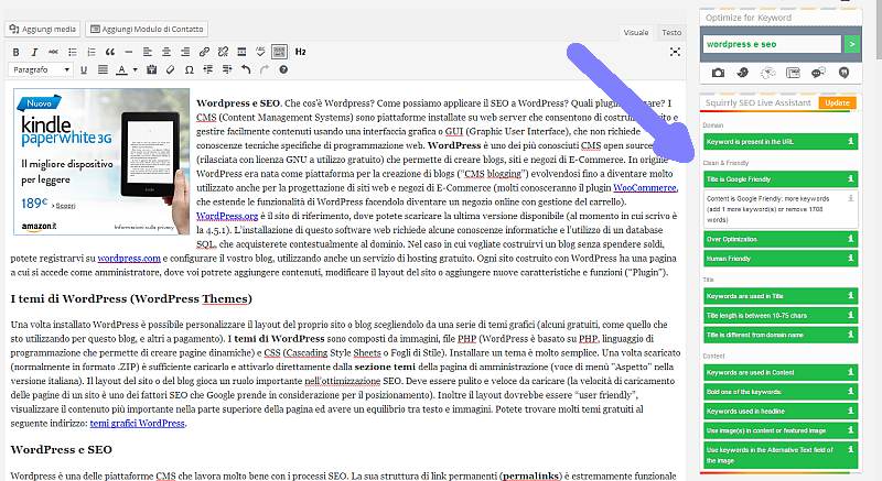 Wordpress e SEO: SEO by Squirrly